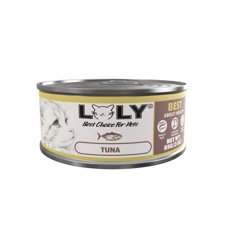لولي كات طعام رطب معلبات بالتونة للقطط 85g